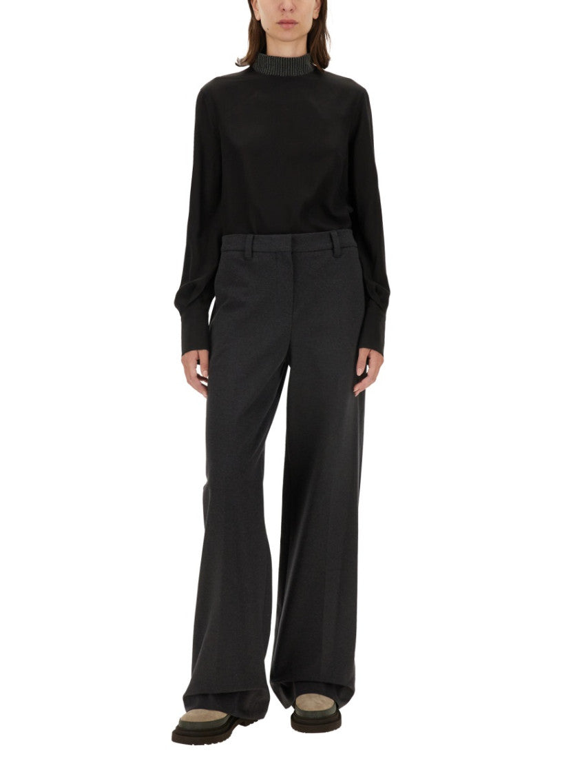 Black Flat Front Pants 2