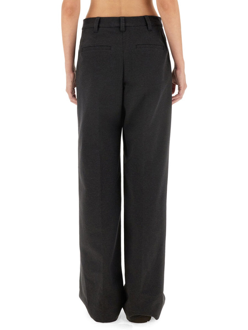 Black Flat Front Pants 3