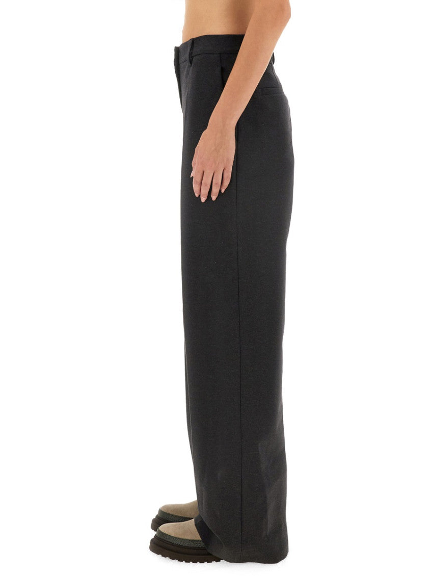 Black Flat Front Pants 4