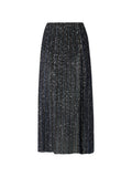Black Embellished Calf Length Skirt 1