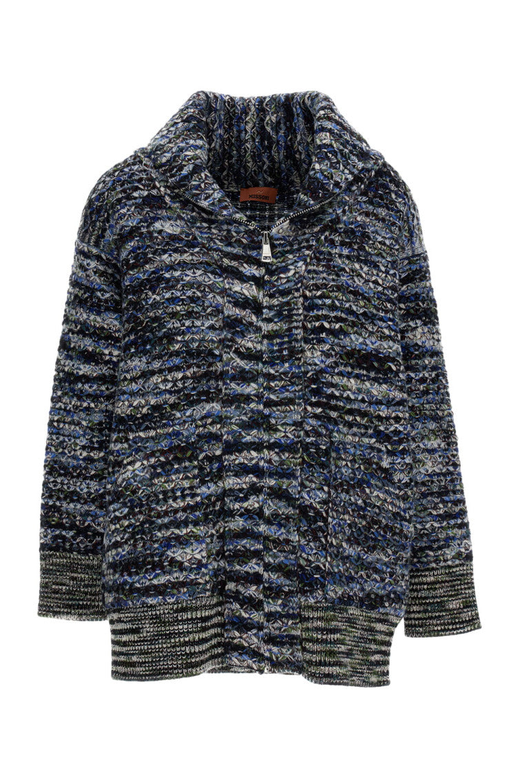 Multi Color Textured Sweater 1