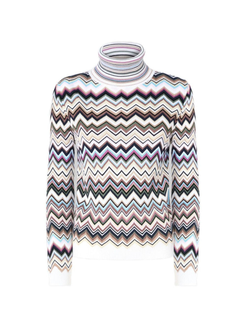 Multicolor Chevron Sweater 1