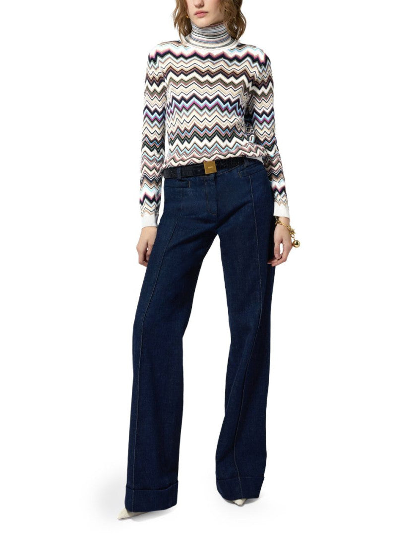 Multicolor Chevron Sweater 2