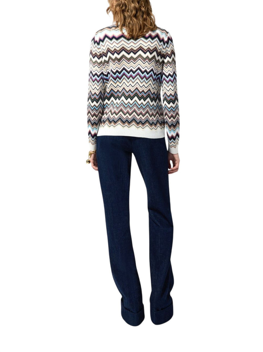 Multicolor Chevron Sweater 3