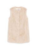 Beige Round Neck Jacket 1