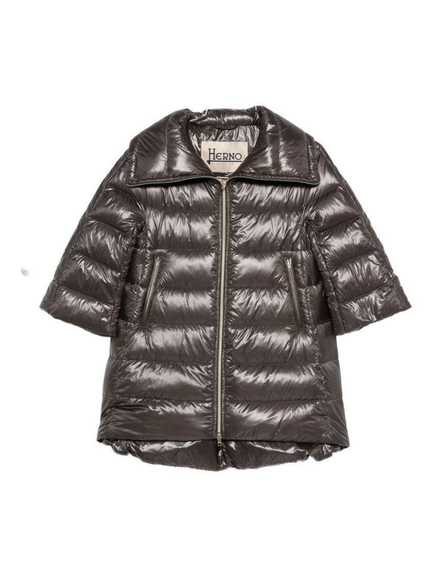 Grey Quilted Jacket 1