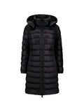 Black Quilted Hood Jacket 1
