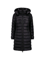 Black Quilted Hood Jacket 1