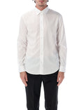 White Regular Solid Shirt 1