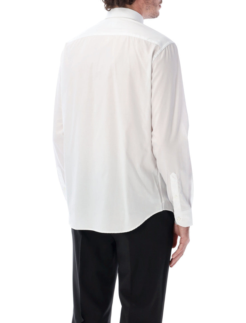 White Regular Solid Shirt 2