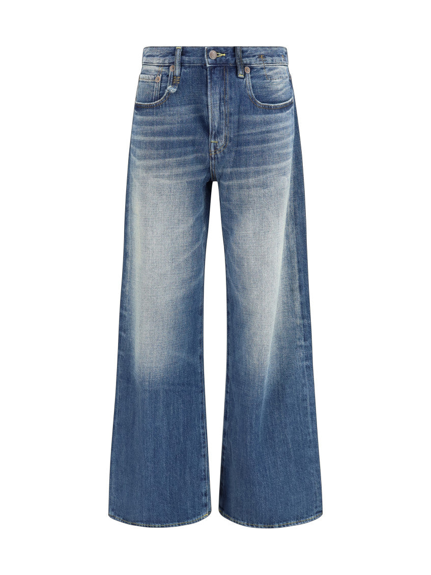 Blue High Rise Jeans 1