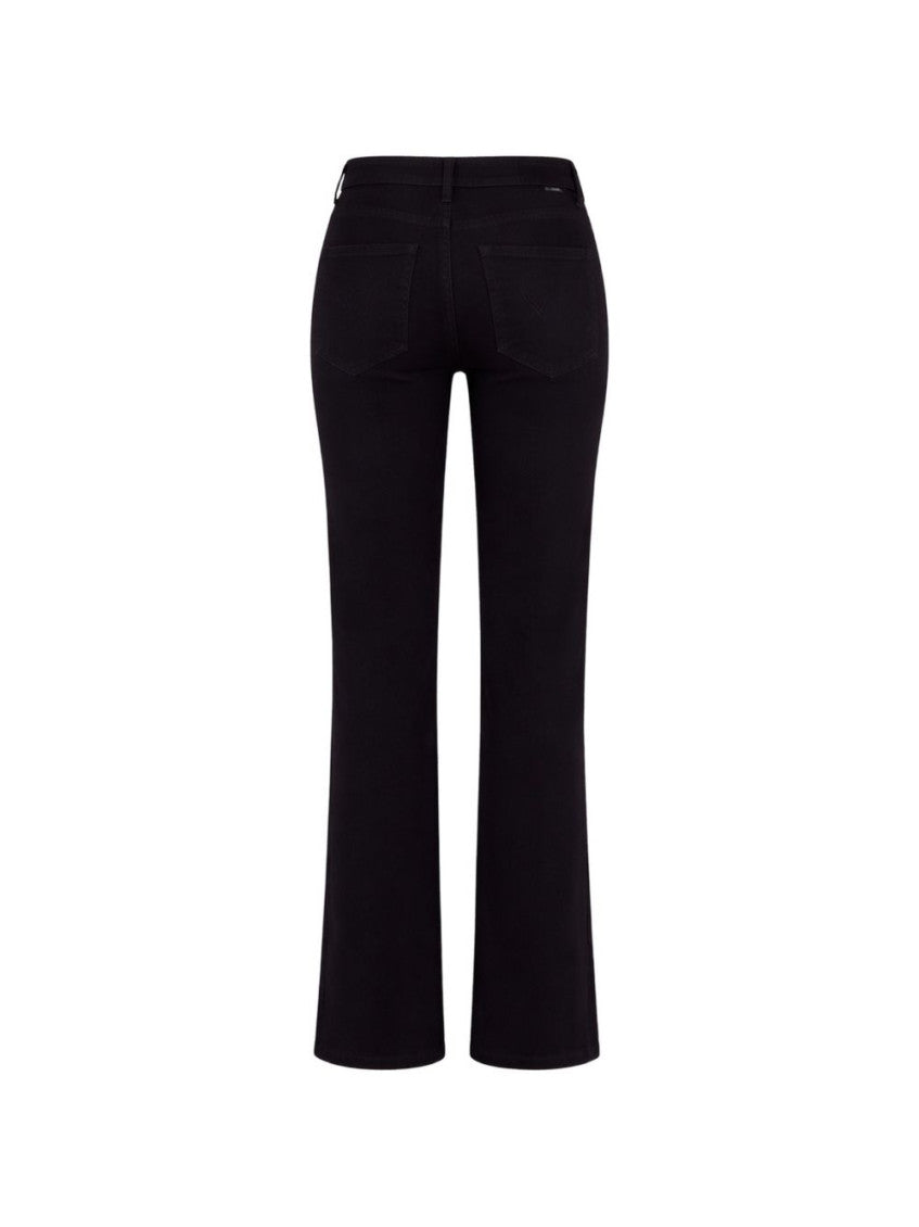 Black Flared High Rise Jeans 2