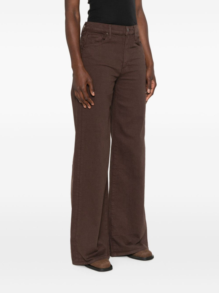 Dark Brown High Rise Jeans 4