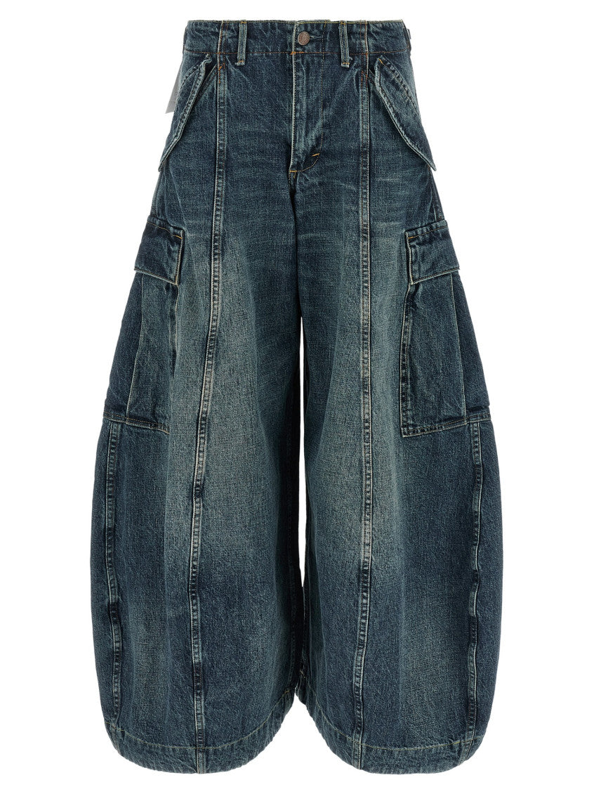 Blue High Rise Jeans 1