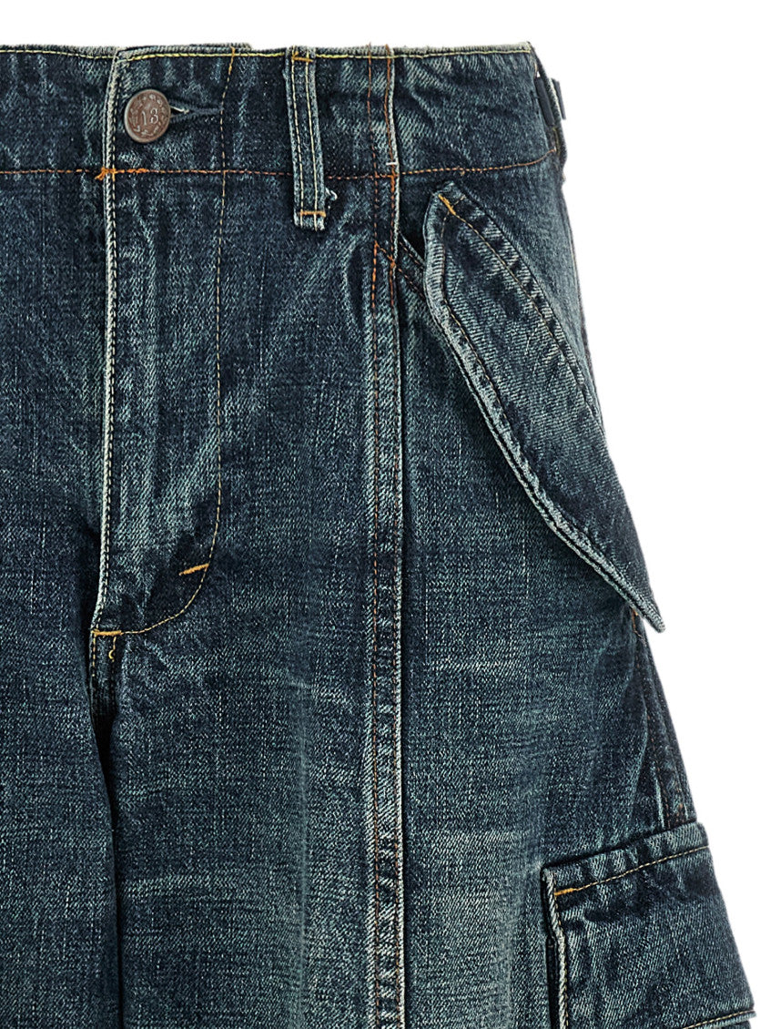 Blue High Rise Jeans 3