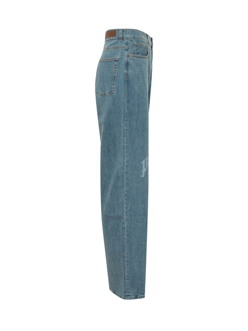 Light Blue Loose Jeans 3
