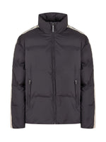 Black Track Puffer Jacket 1