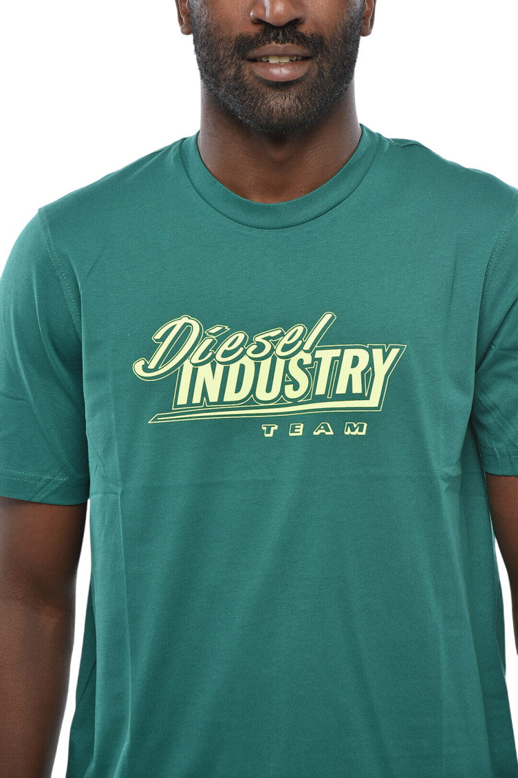 Green Graphic Logo T-Shirt 3