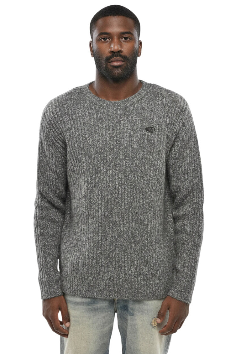 Grey Crew Neck Sweater 1