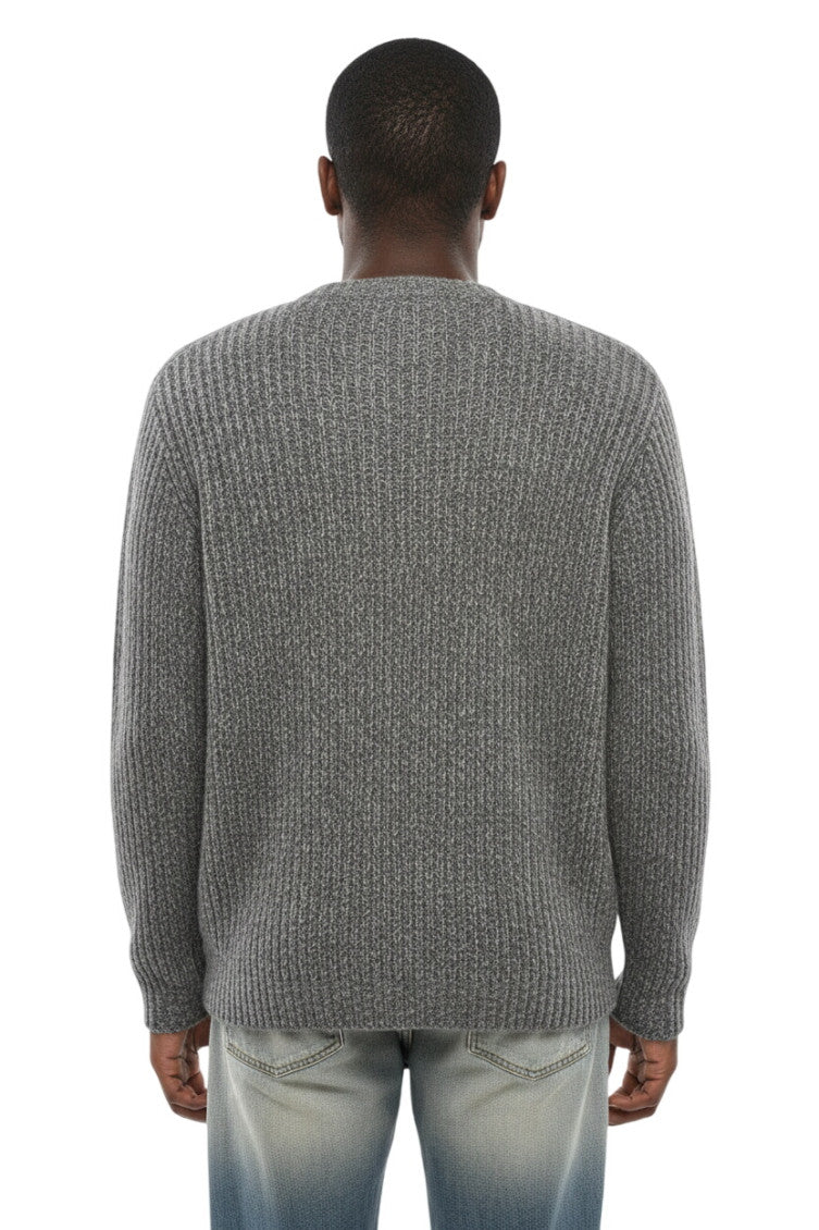Grey Crew Neck Sweater 2
