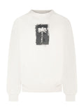 White Graphic Logo Sweatshirt 1