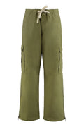 Green Loose Cargo Pants 1