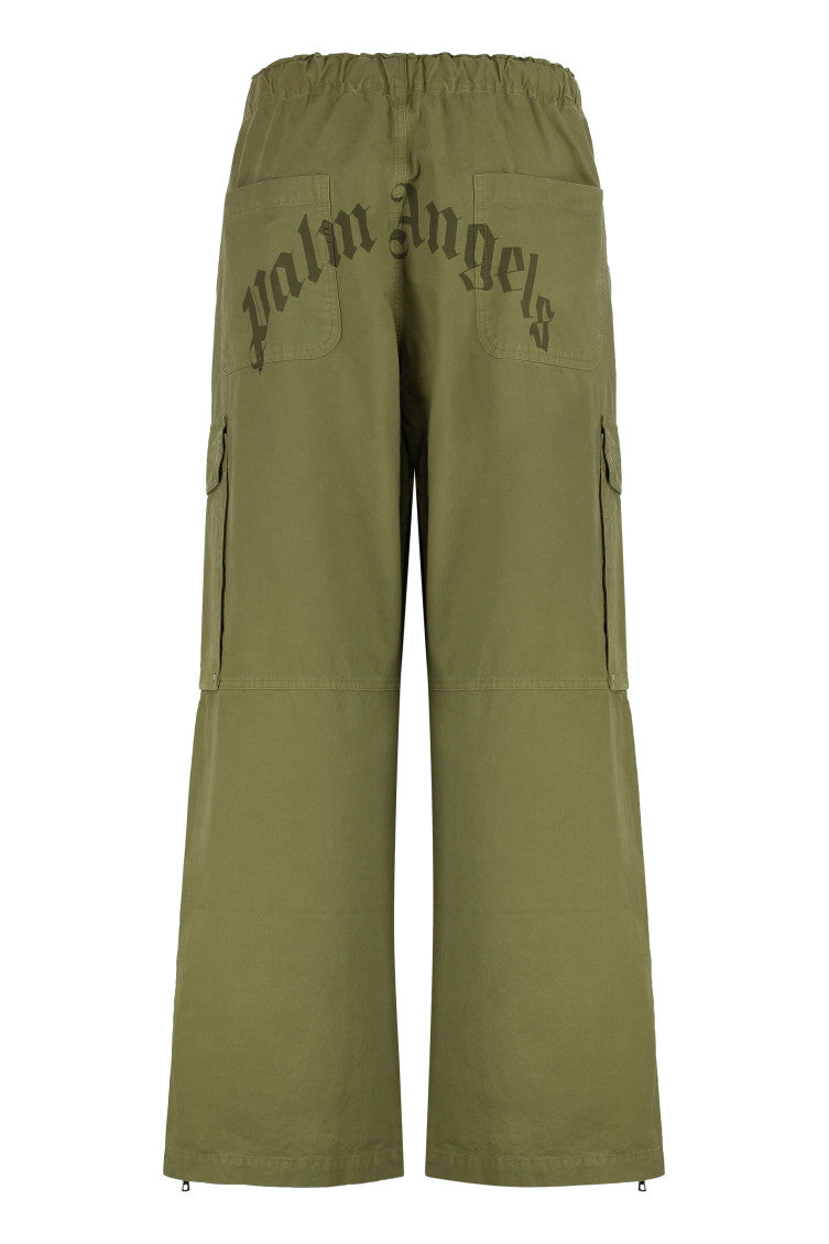 Green Loose Cargo Pants 2