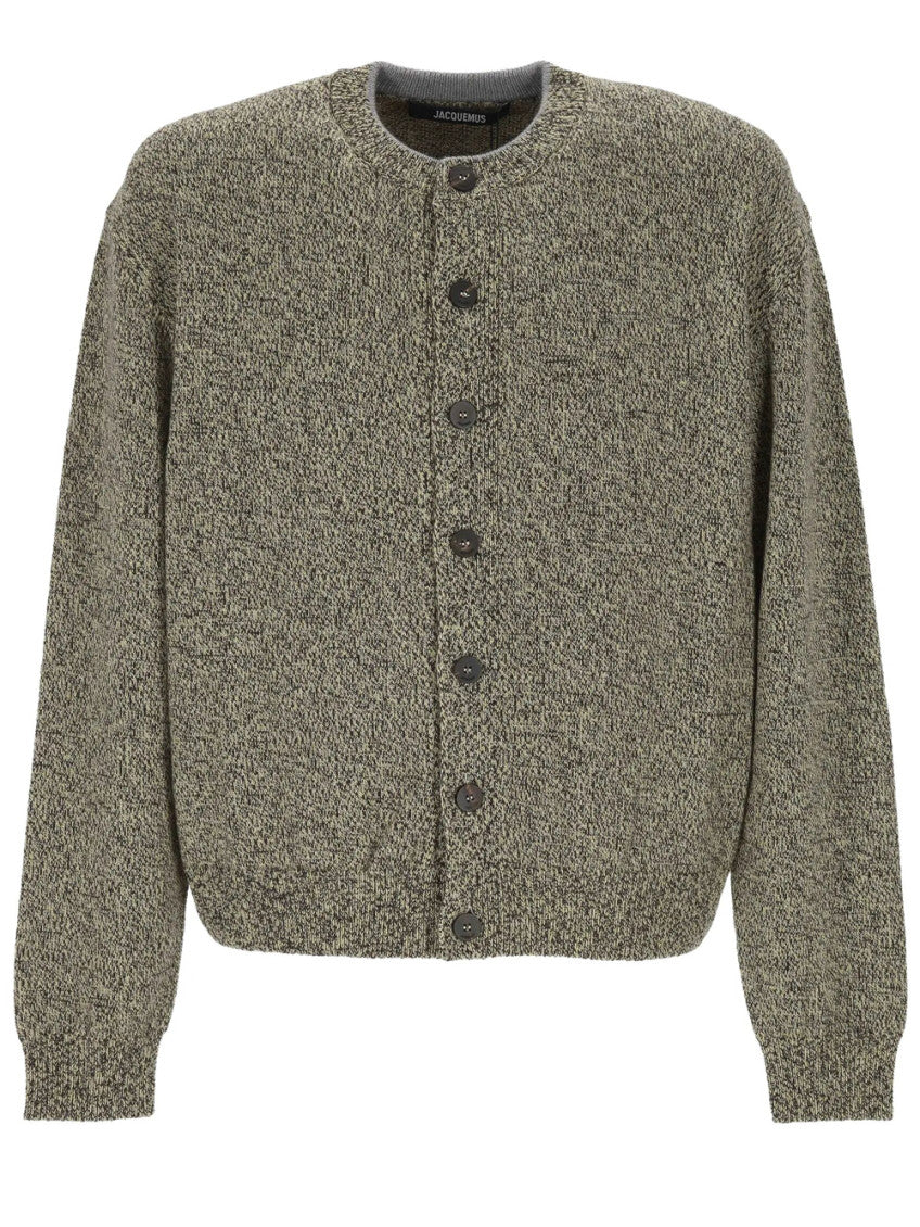 Beige Button-Up Cardigan 1