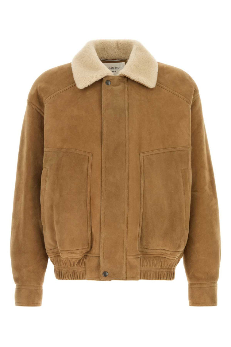 Brown Shirt Collar Jacket 1