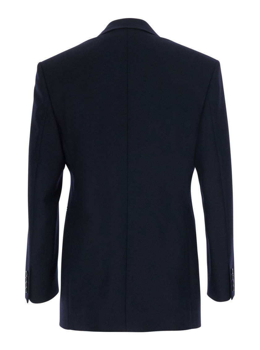 Navy Peaked Lapel Blazer 2