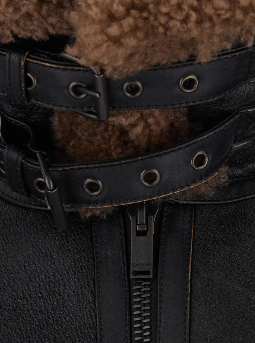 Black Mock Collar Jacket 3