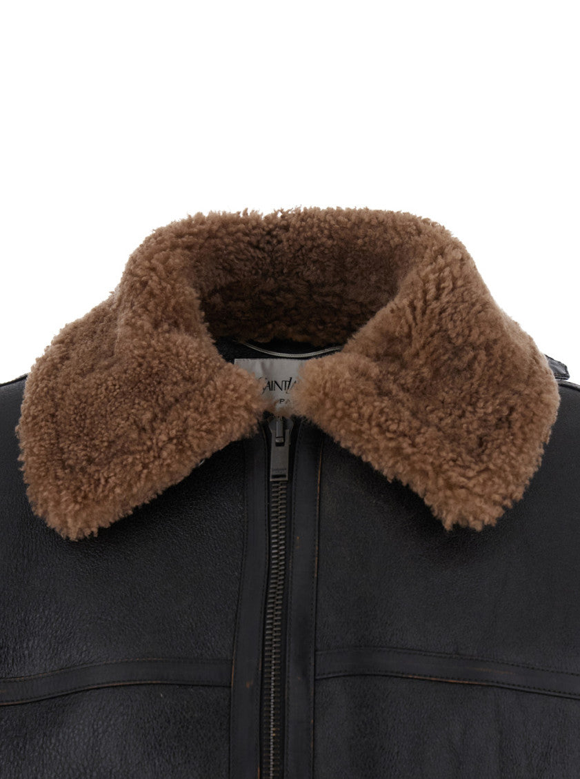 Black Mock Collar Jacket 4