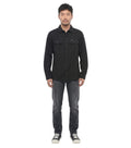Black Regular Solid Shirt 1