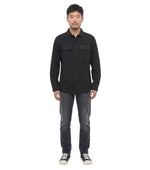 Black Regular Solid Shirt 1