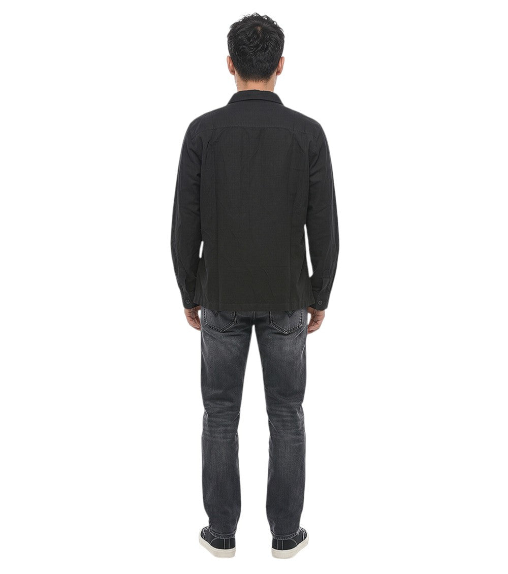 Black Regular Solid Shirt 2