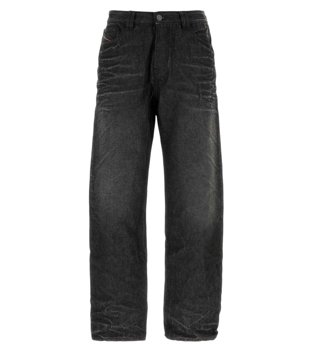 Black Regular Mid Rise Jeans 1