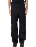 Black Relaxed Solid Trousers 1