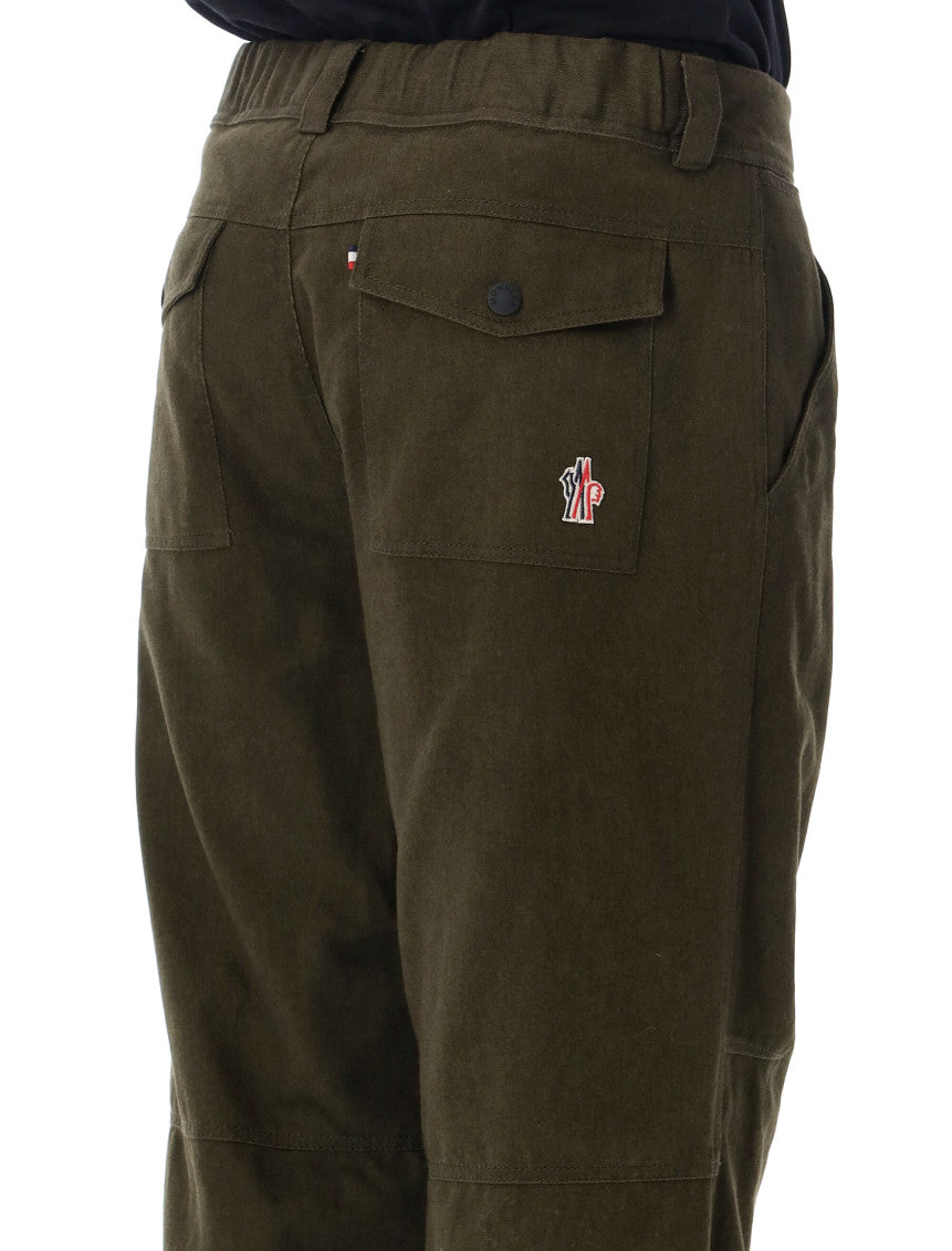 Green Relaxed Solid Trousers 3