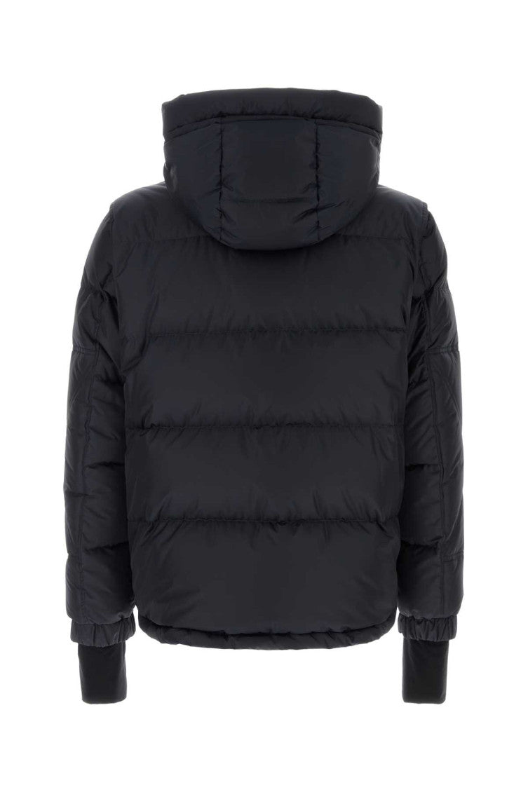 Blue Quilted Hood Jacket 2