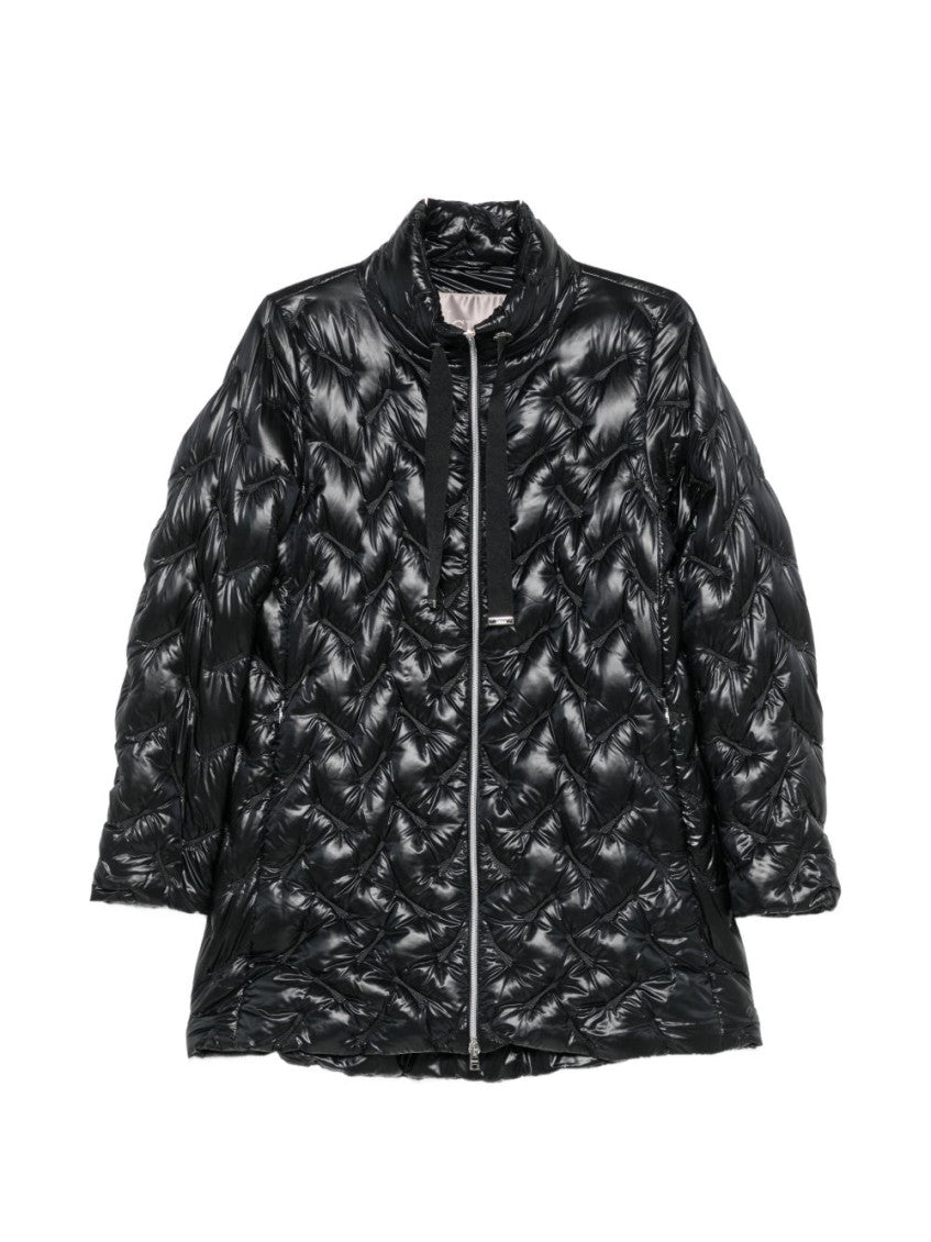 Black Mock Collar Jacket 1
