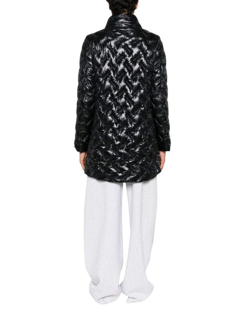 Black Mock Collar Jacket 3
