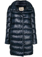 Dark Blue Quilted Hood Jacket 1