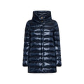 Dark Blue Mock Collar Jacket 1
