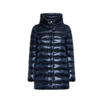 Dark Blue Mock Collar Jacket 1