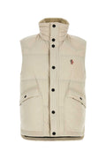 Light Beige Sleeveless Jacket 1