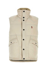 Light Beige Sleeveless Jacket 1