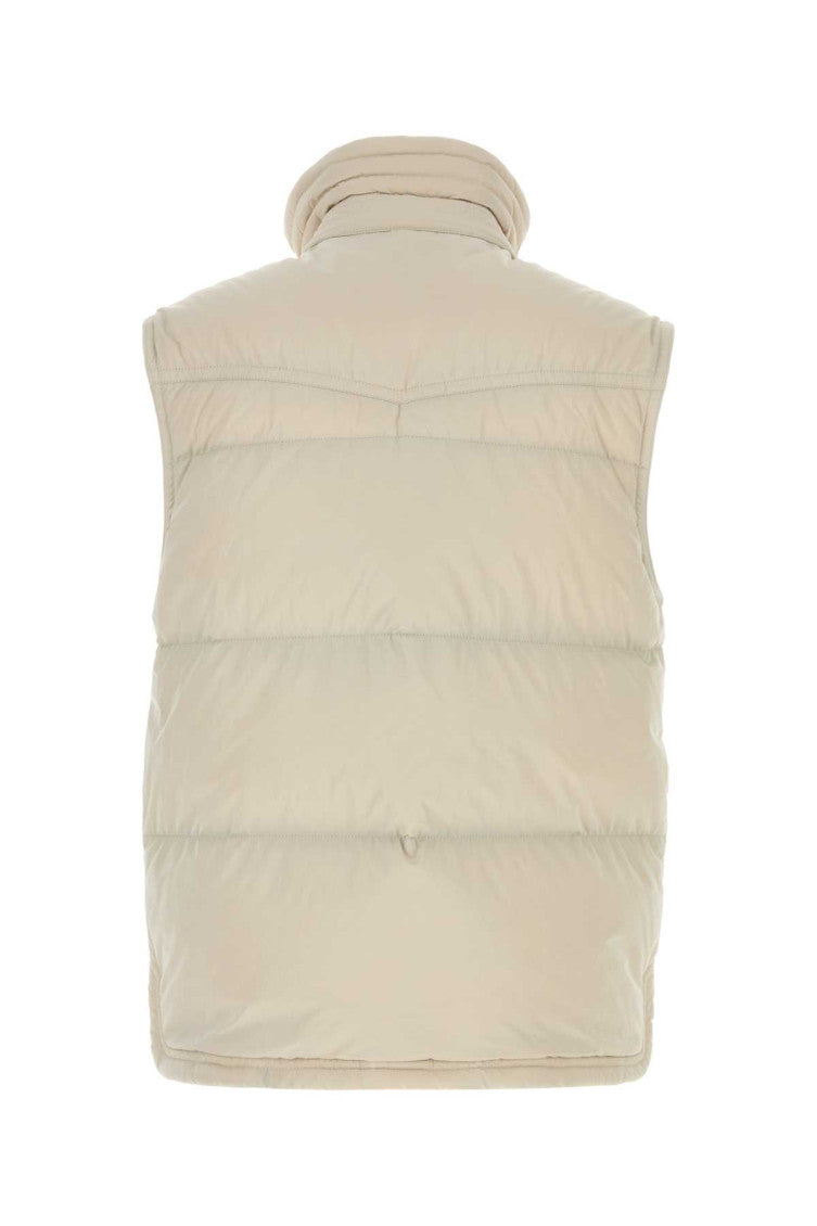 Light Beige Sleeveless Jacket 2