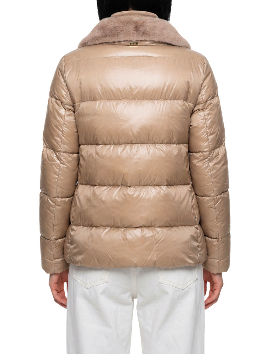 Beige Quilted Jacket 2