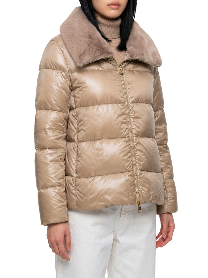 Beige Quilted Jacket 3