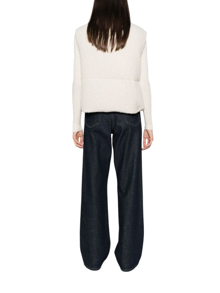 Beige Textured Hood Jacket 2